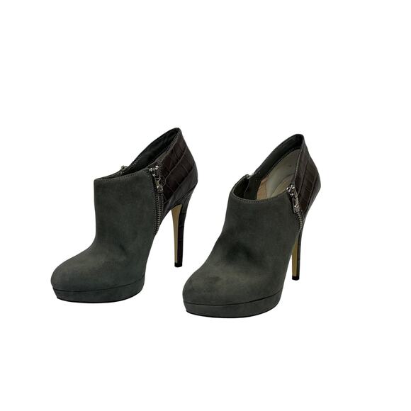 Michael Kors Dark slate Suede Bootie - Picture 2 of 9